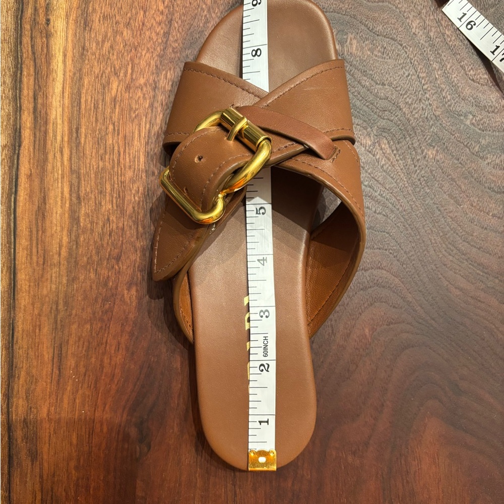 Prada Women's Brown Leather Sandals - Picture 9 of 9